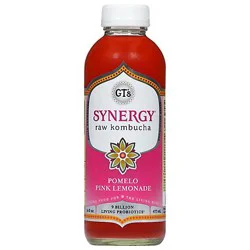 Gt Enlightened Kombucha Pomelo Pink Lemonade - 16 F. Oz.
