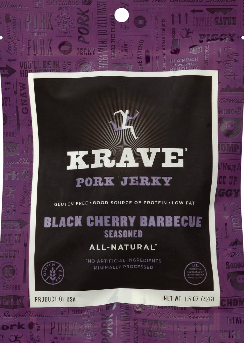 slide 3 of 3, Krave Pork Jerky 1.5 oz, 1.5 oz