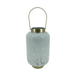 ROOM & RETREAT Rr Glass Solar Lantern L