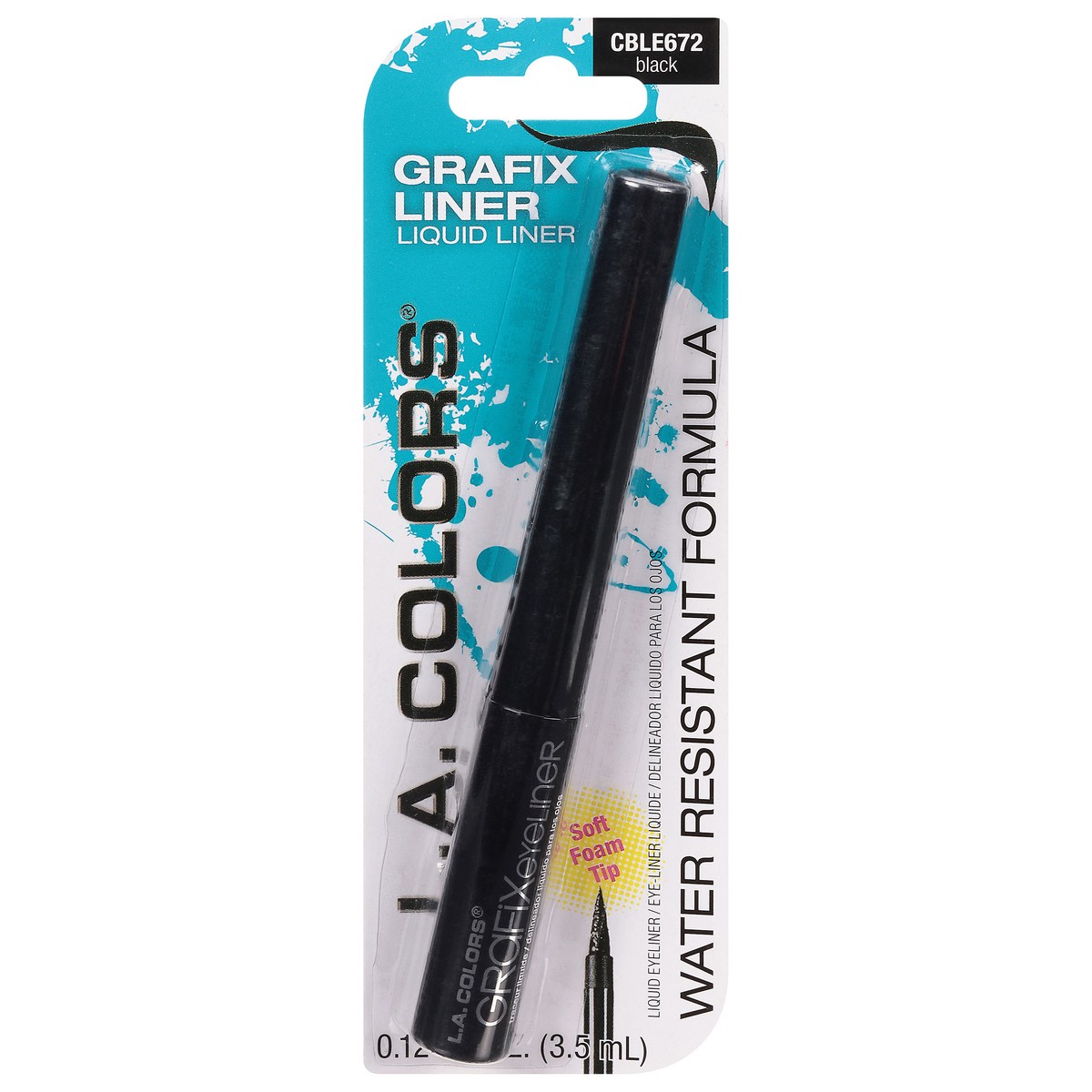 slide 1 of 1, L.A. Colors Grafix Eyeliner Black, SM