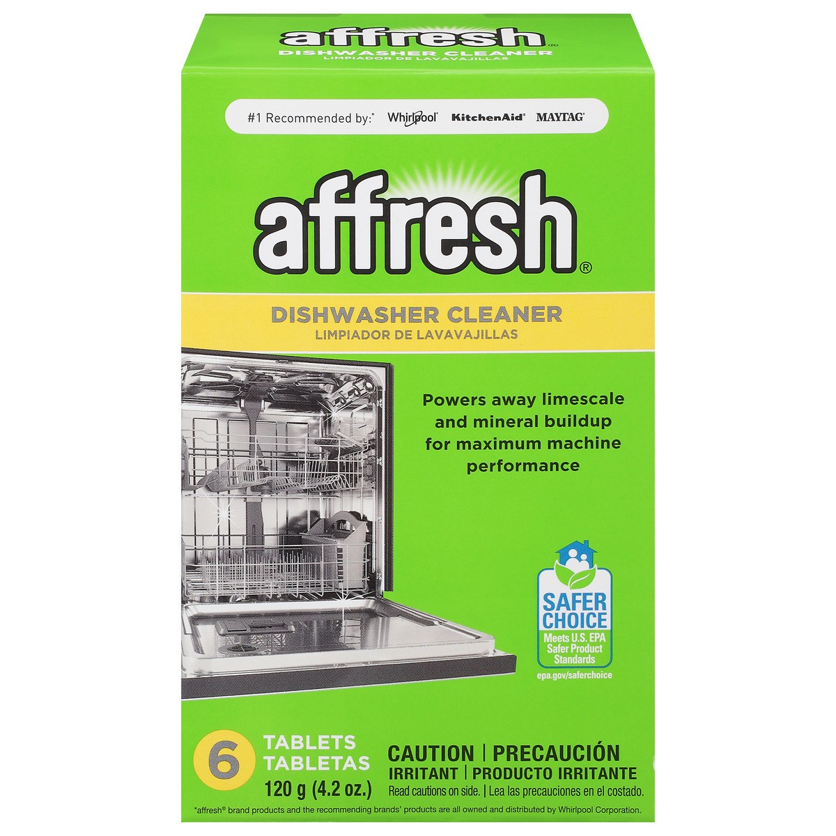 slide 1 of 10, Affresh Dishwasher Cleaner, Tablets, 6 ct