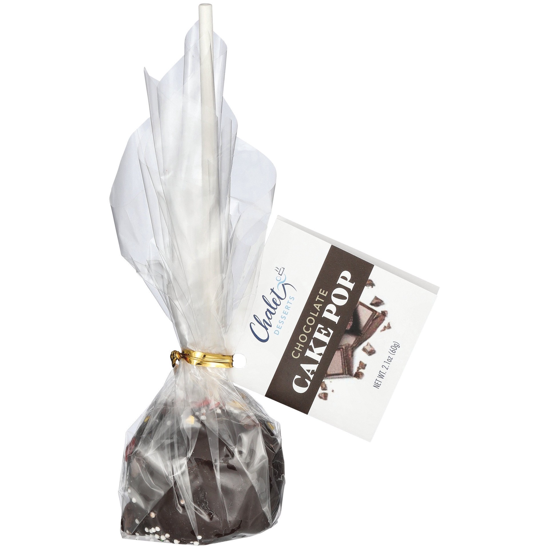 slide 1 of 1, Chalet Desserts Chocolate Fall Cake Pop, 2.1 oz