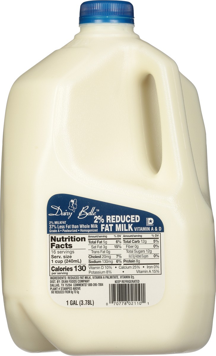 slide 10 of 11, Dairy Belle 2% Reduced Fat Milk 1 gal, 1 gal