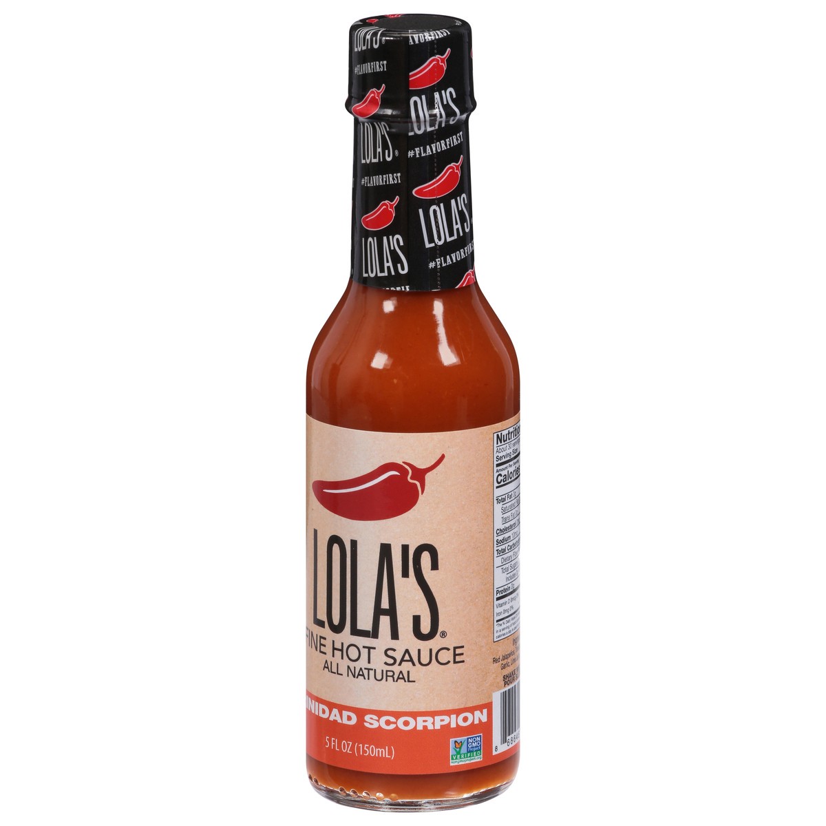 slide 6 of 9, Lola's All Natural Trinidad Scorpion Fine Hot Sauce 5 fl oz, 5 fl oz