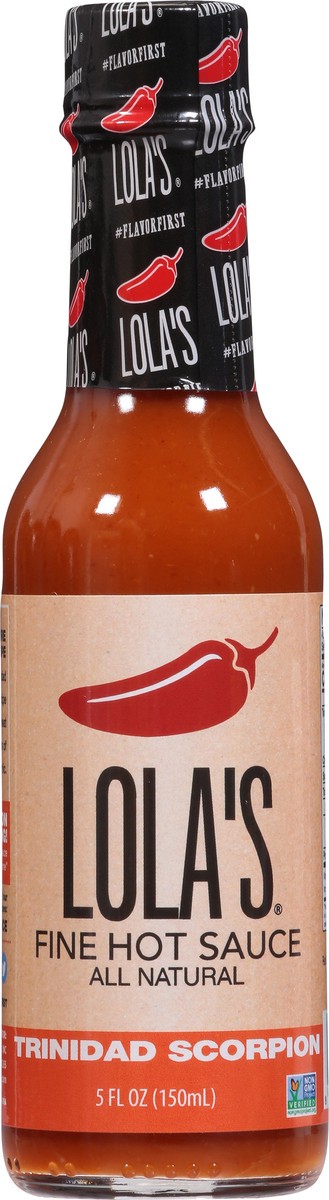 slide 4 of 9, Lola's All Natural Trinidad Scorpion Fine Hot Sauce 5 fl oz, 5 fl oz