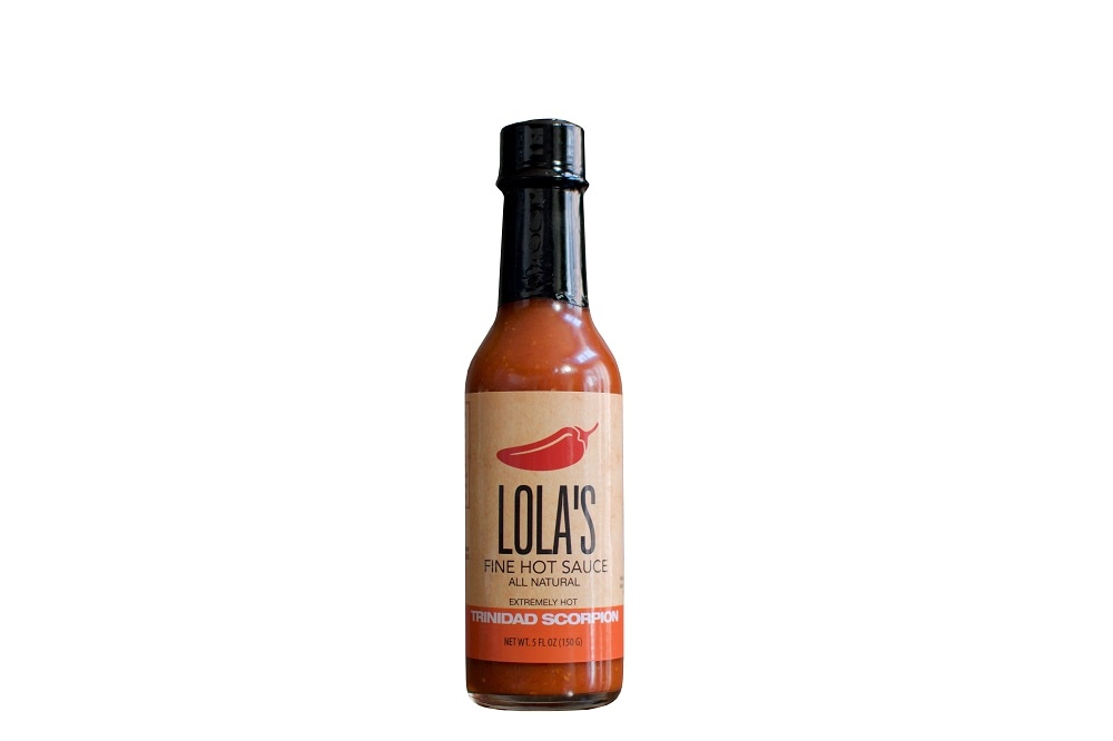 slide 1 of 1, Lola's Fine Trinidad Scorpion Hot Sauce 5 fl oz, 5 fl oz