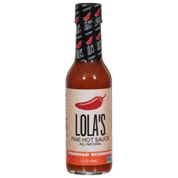 Lola's All Natural Trinidad Scorpion Fine Hot Sauce 5 fl oz