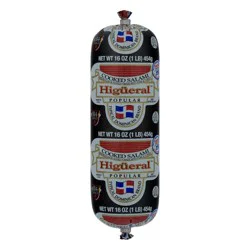 Higueral Pork Turkey Salami - 16 OZ