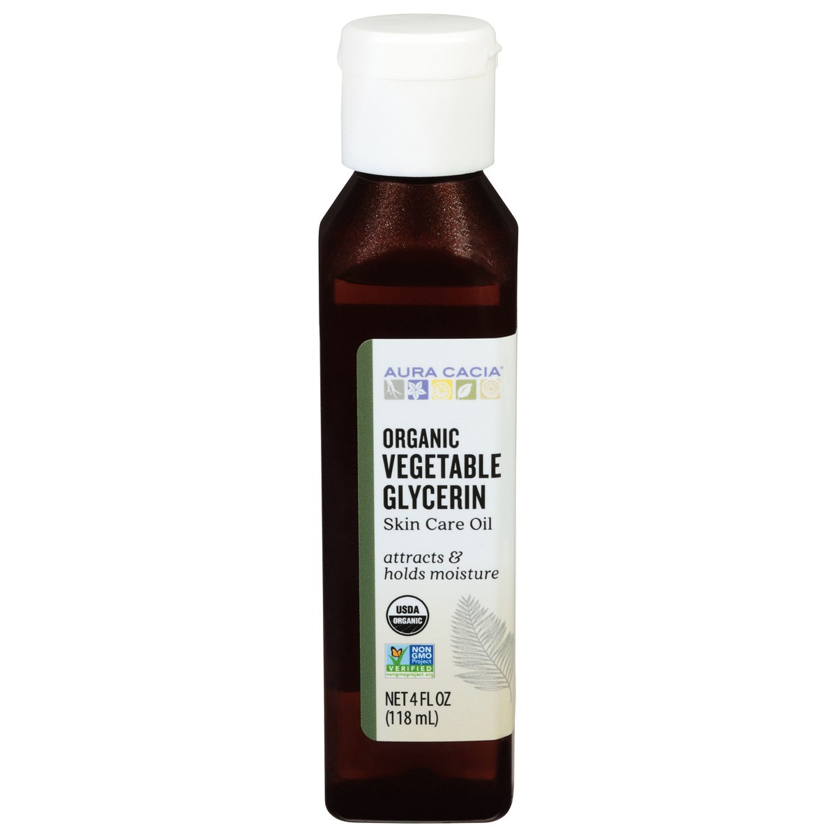 slide 1 of 4, Aura Cacia Organic Vegetable Glycerin Skin Care Oil, 4 oz