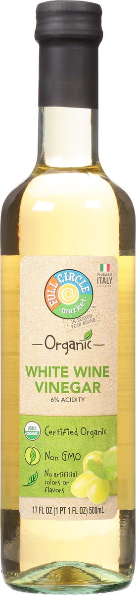 slide 1 of 9, Full Circle Market Organic White Wine Vinegar 17 fl oz, 17 fl oz