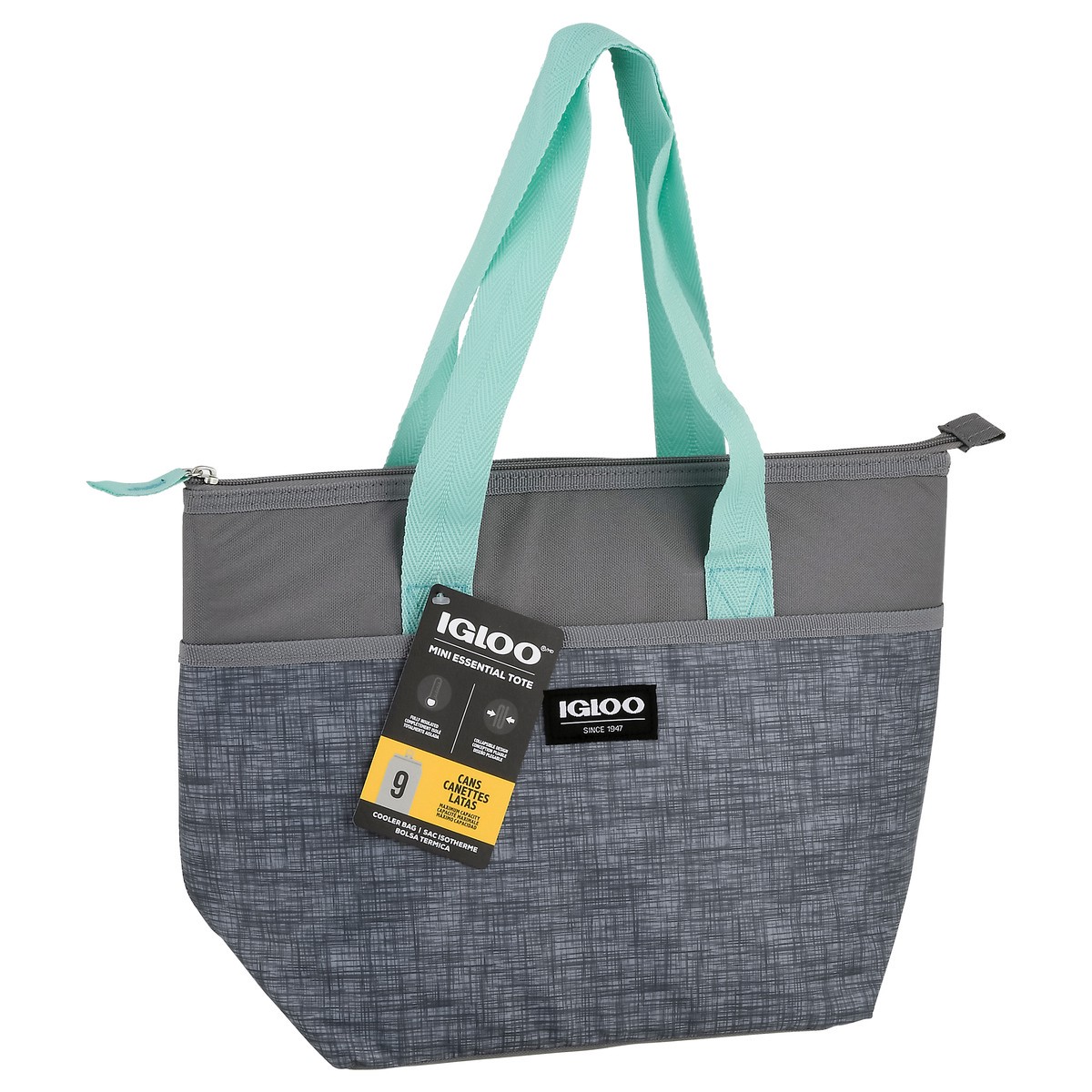 slide 3 of 9, Igloo Gray Mini Essential Bag, 1 ct