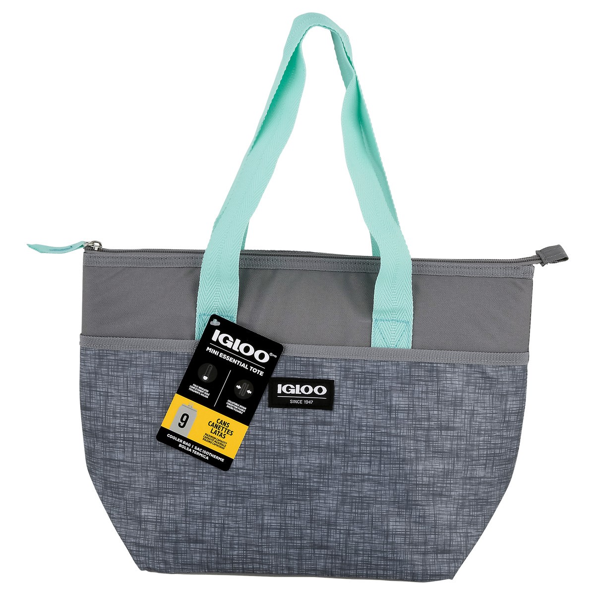 slide 1 of 9, Igloo Gray Mini Essential Bag, 1 ct