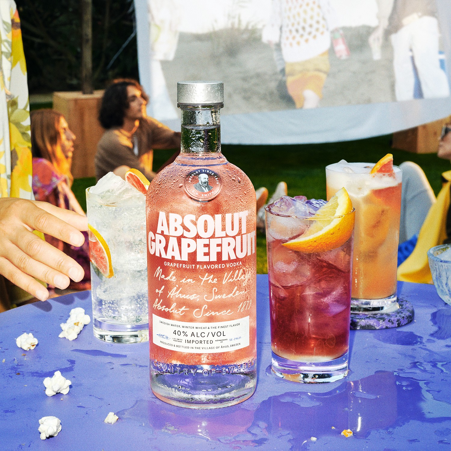 slide 5 of 10, Absolut Grapefruit Flavored Vodka, 1 L Bottle, 40% ABV, 1 liter