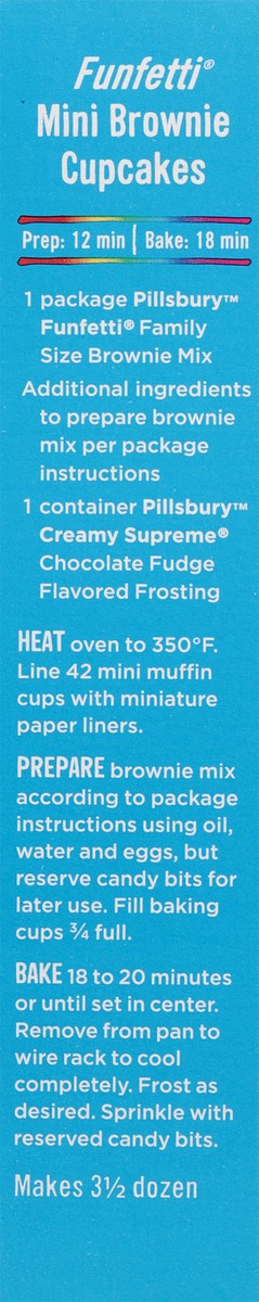 slide 7 of 9, Pillsbury Funfetti Brownie Mix with Candy Bits Family Size 19.4 oz, 19.4 oz