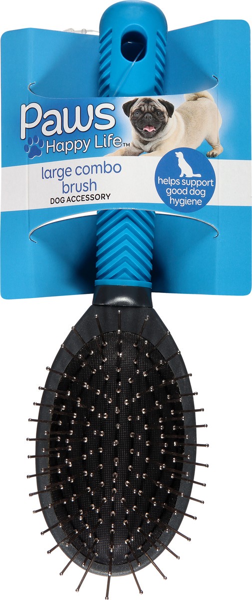 slide 3 of 10, Paws Happy Life Large Combo Brush Dog Accessory 1 1 ea Card, 1 ct