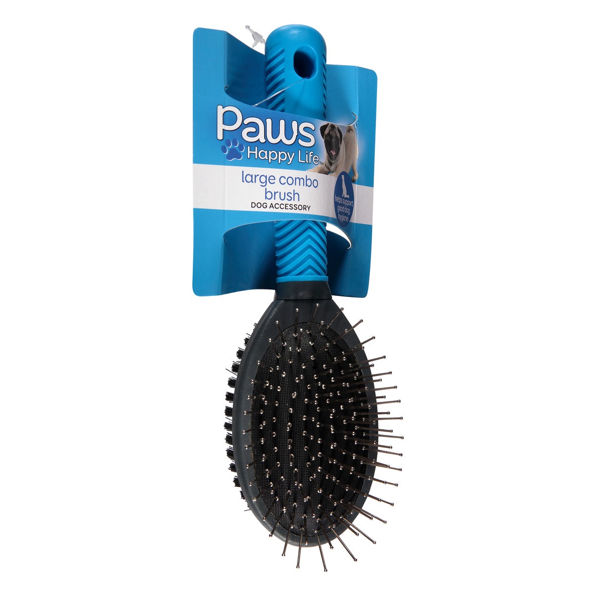 slide 7 of 10, Paws Happy Life Large Combo Brush Dog Accessory 1 1 ea Card, 1 ct