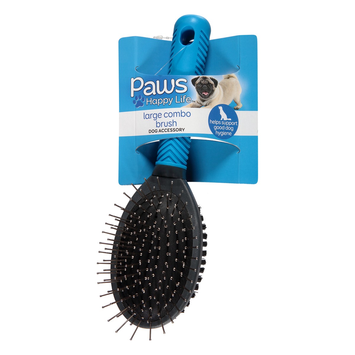 slide 2 of 10, Paws Happy Life Large Combo Brush Dog Accessory 1 1 ea Card, 1 ct