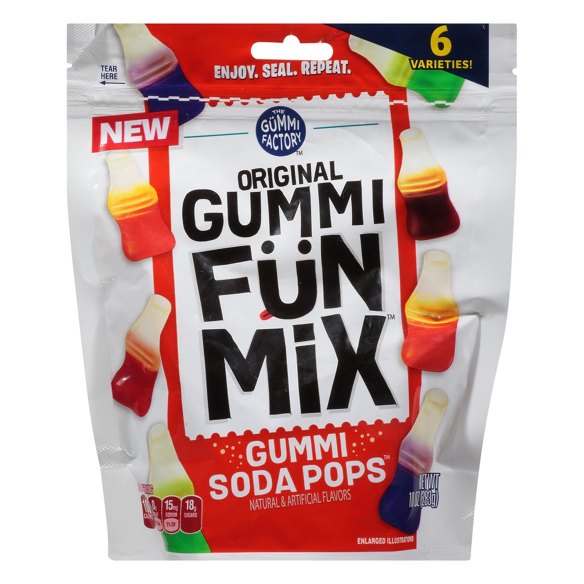 slide 1 of 9, The Gummi Factory Gummi Soda Pops, 1 ct