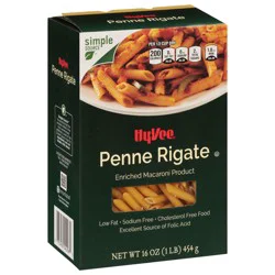 Hy-vee Enriched Macaroni Product, Penne Rigate