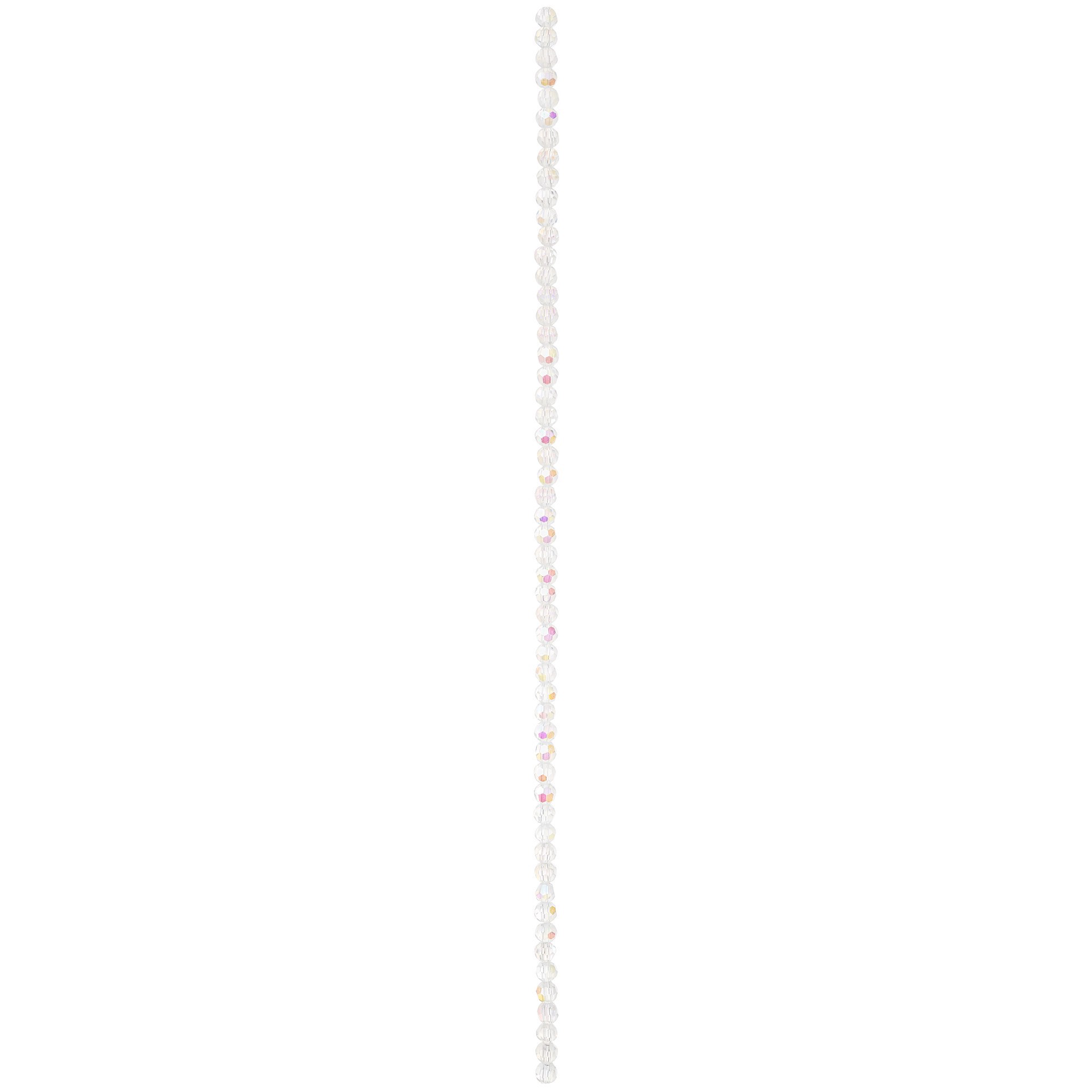 slide 3 of 3, Aurora Borealis Faceted Glass Round Beads, 4mm By Bead Landing, 4 mm