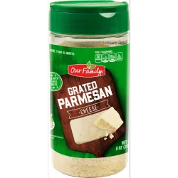 Our Family Grated Parmesan Cheese - 8 oz