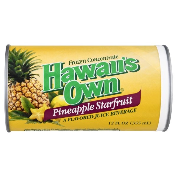 slide 1 of 1, Hawaiian's Own Pineapple Starfruit Juice, 12 fl oz