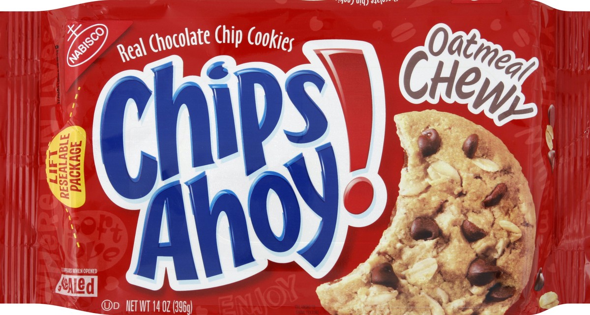 slide 5 of 5, Chips Ahoy! Cookies Chewy Oatmeal, 14 oz