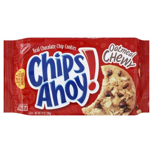 slide 1 of 5, Chips Ahoy! Cookies Chewy Oatmeal, 14 oz