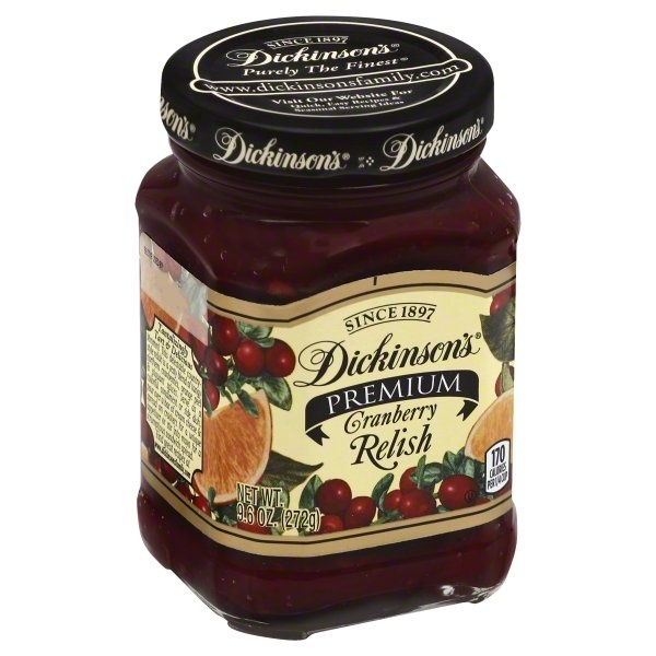 slide 1 of 1, Dickinson'sson Cranberry Country Reli, 9.6 oz