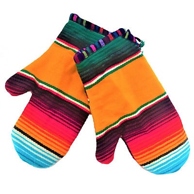 slide 1 of 1, Fandango Serape Oven Mitts, 2 ct