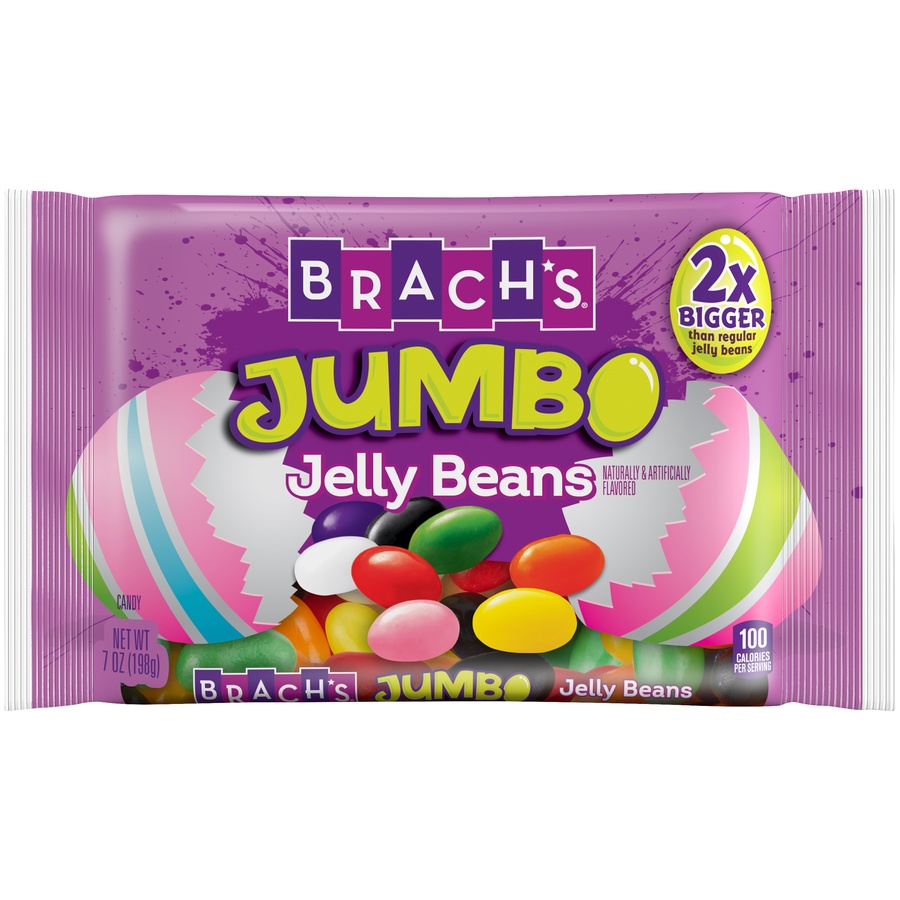 slide 1 of 2, Brach's Jumbo Jelly Beans Bag, 7 oz
