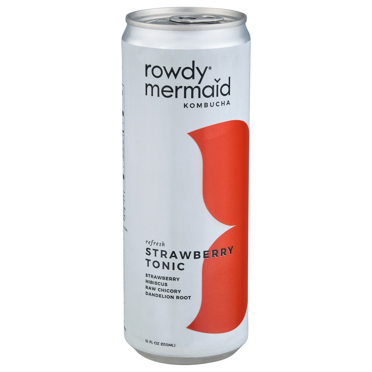 slide 9 of 14, Rowdy Mermaid Refresh Strawberry Tonic Kombucha - 12 fl oz, 12 fl oz