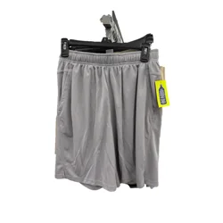 Vively Men's Mesh Shorts, Small, Grey