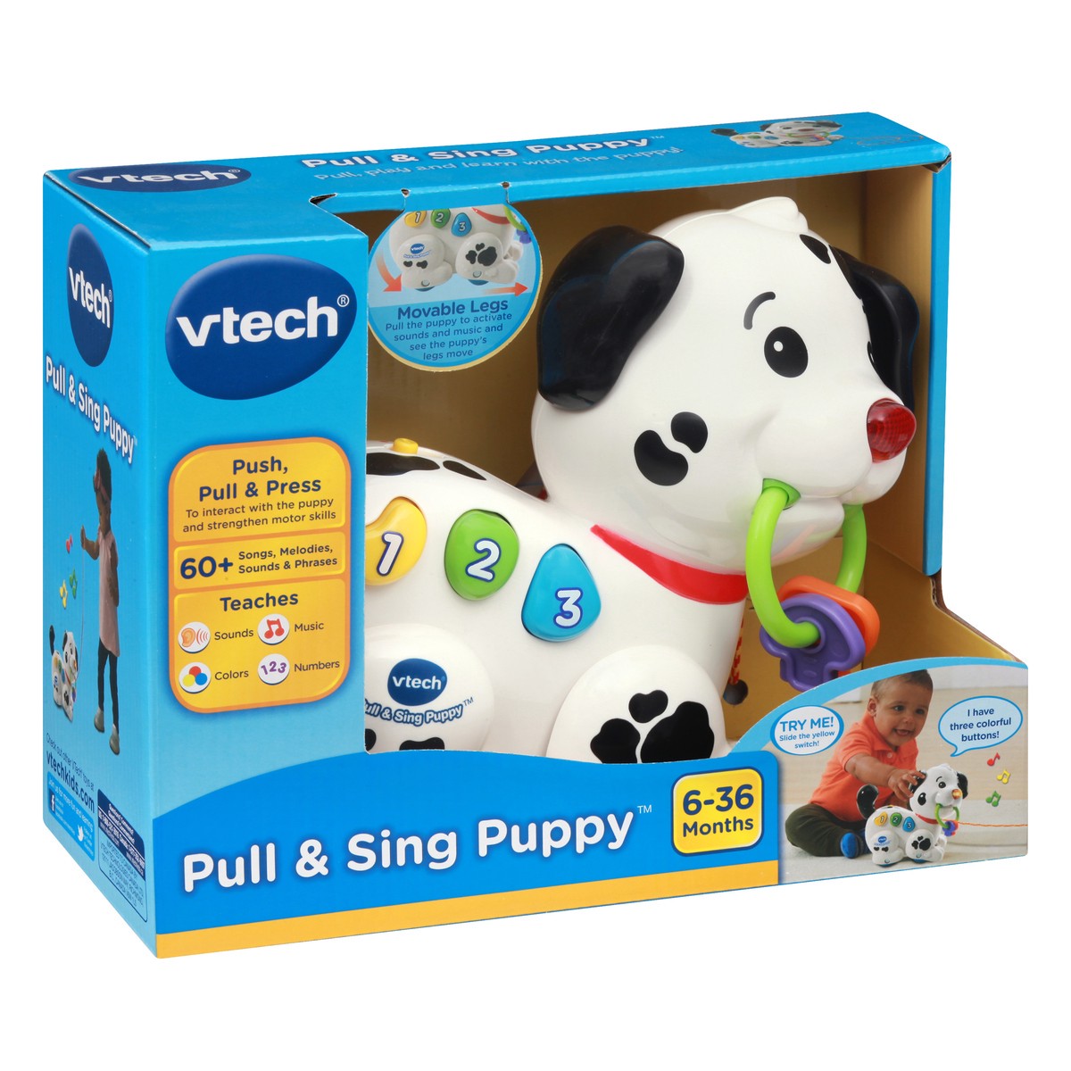 slide 2 of 9, VTech 6-36 Months Pull & Sing Puppy 1 ea, 1 ct