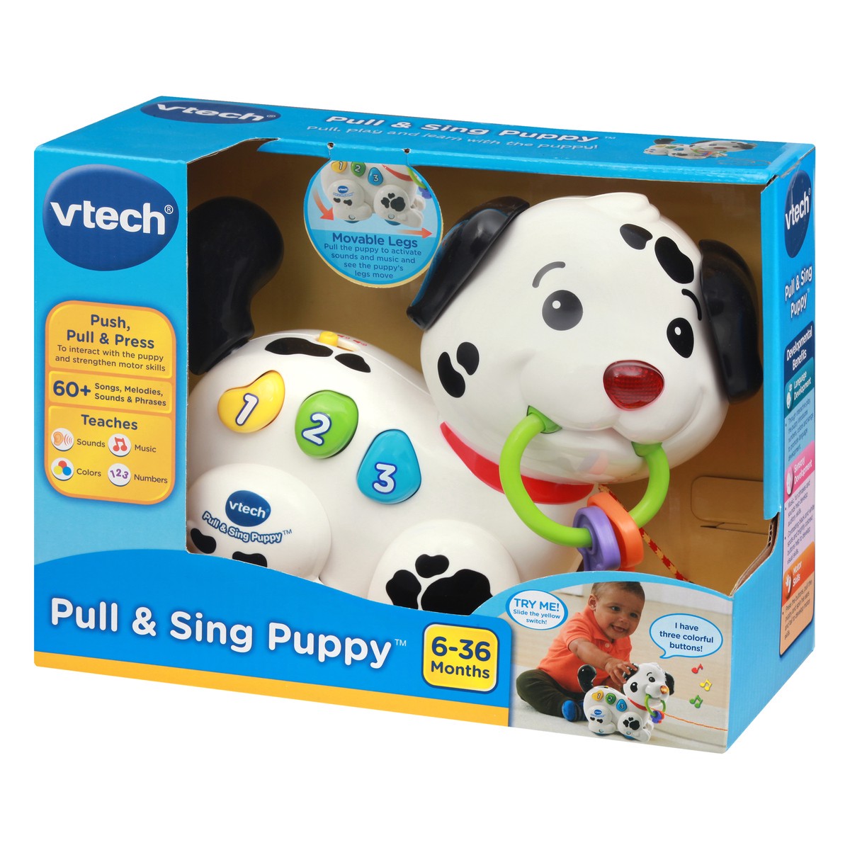 slide 3 of 9, VTech 6-36 Months Pull & Sing Puppy 1 ea, 1 ct