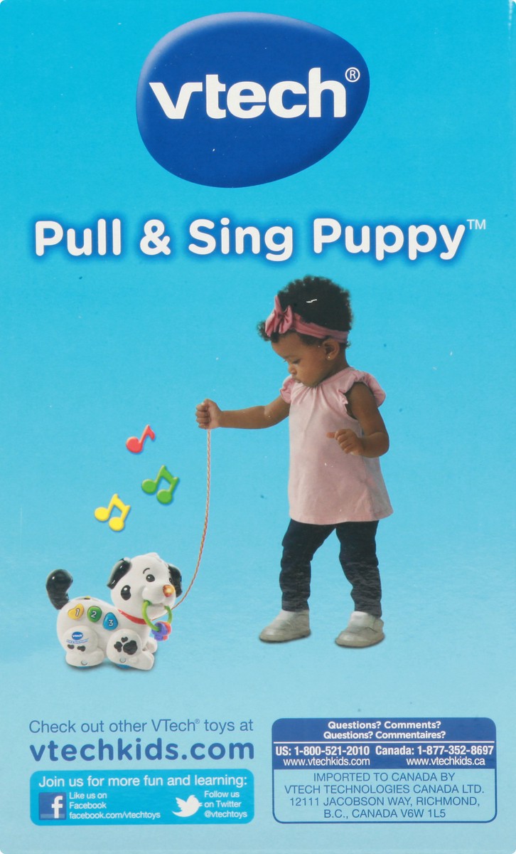 slide 7 of 9, VTech 6-36 Months Pull & Sing Puppy 1 ea, 1 ct
