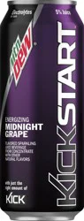 Mountain Dew Sparkling Juice Beverage , Energizing Midnight Grape Flavored - 16 oz