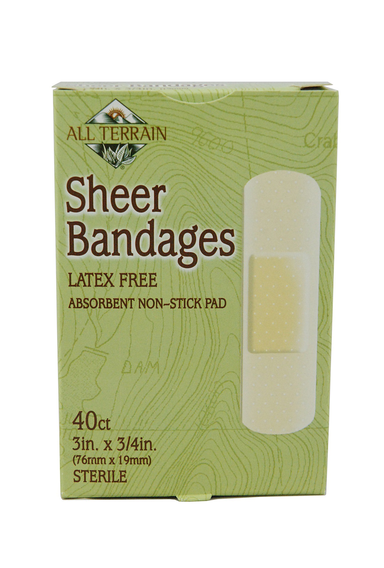 slide 1 of 1, All Terrain Sheer Bandages, 40 ct