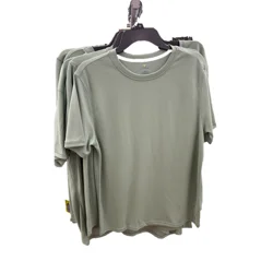 Vively Men's Basic Active Tee, Medium, Green