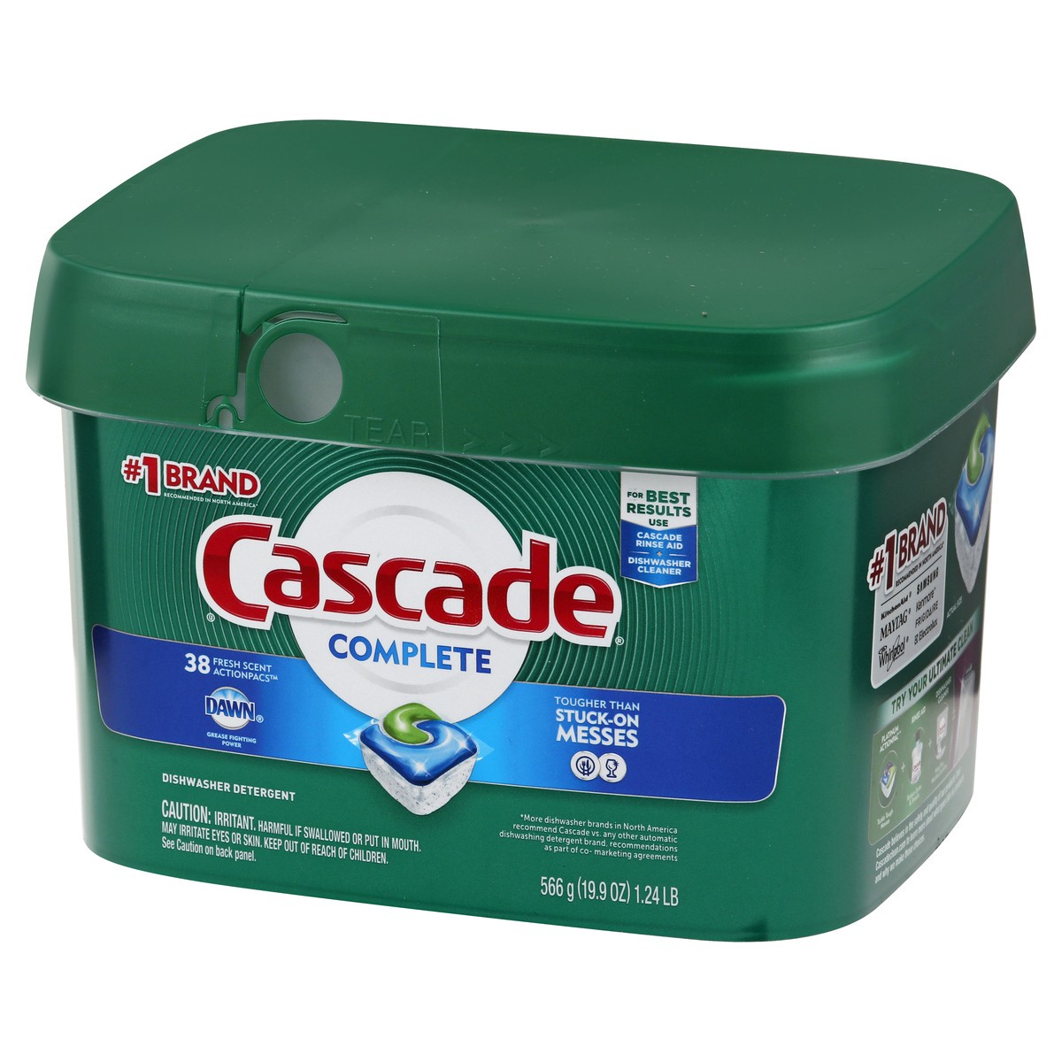 slide 7 of 9, Cascade Fresh Complete Action Pac, 38 ct