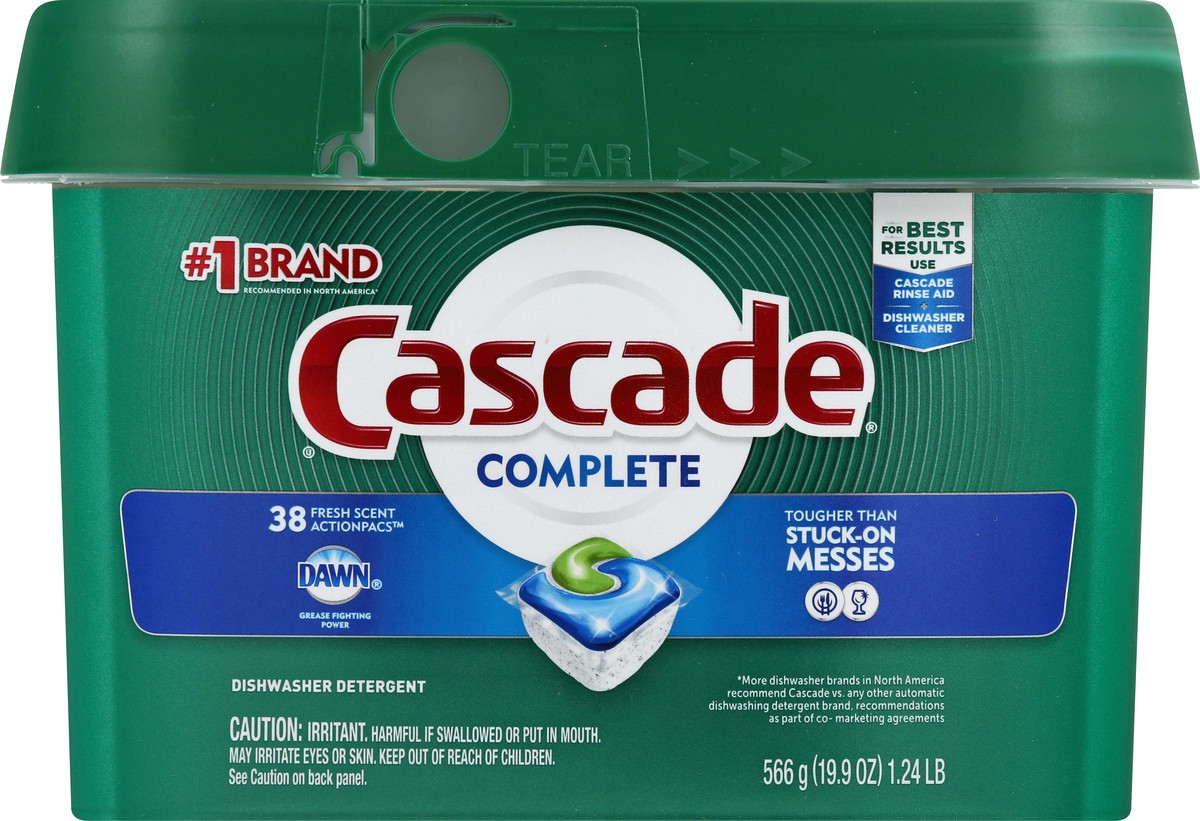 slide 5 of 9, Cascade Fresh Complete Action Pac, 38 ct