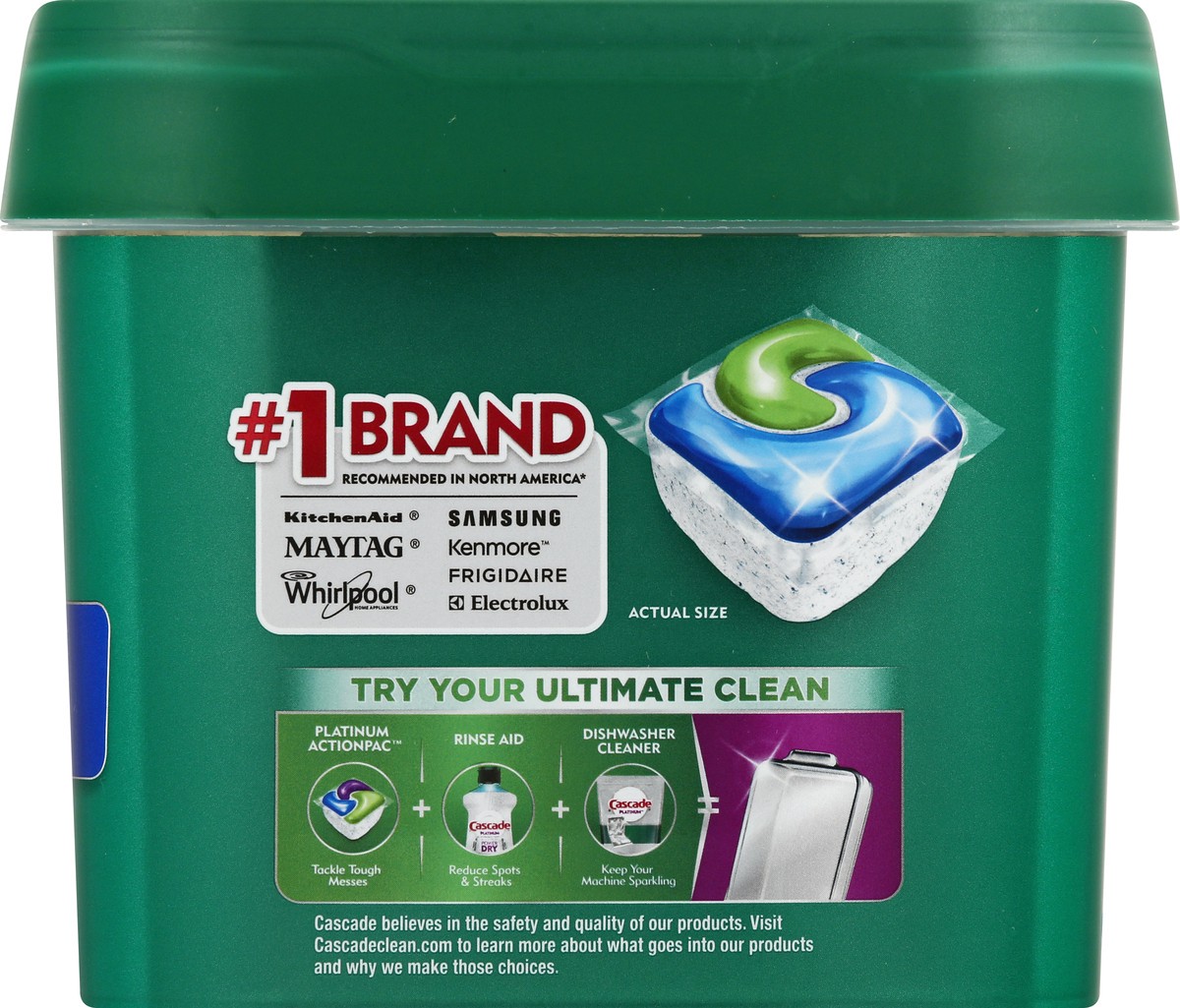 slide 6 of 9, Cascade Fresh Complete Action Pac, 38 ct