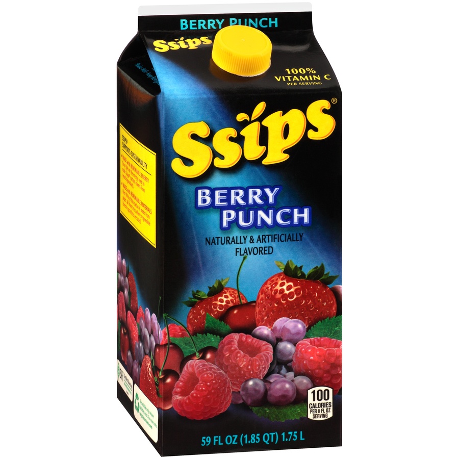 slide 2 of 8, Ssips Wild Berry Punch, 59 fl oz