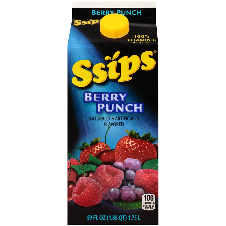 slide 1 of 8, Ssips Wild Berry Punch, 59 fl oz