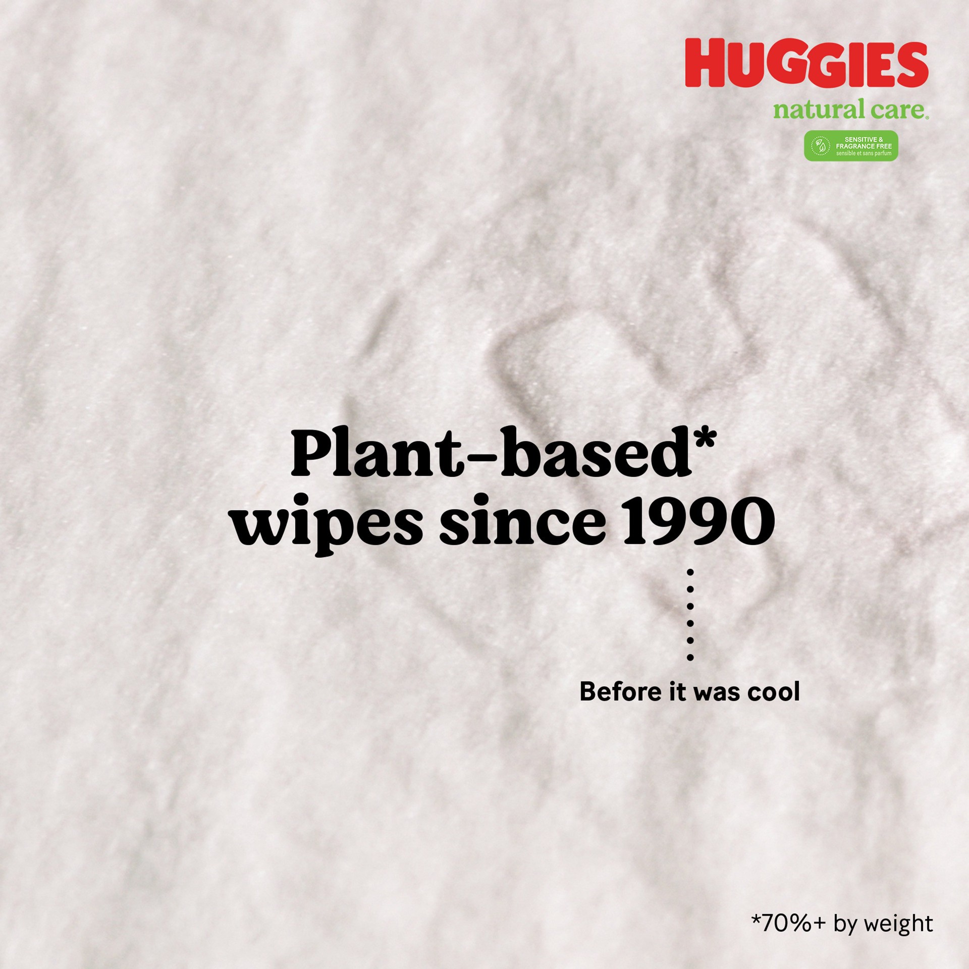 slide 5 of 5, Huggies Natural Care Sensitive Baby Wipes, Unscented, 1 Flip-Top Pack (56 Wipes Total), 56 ct