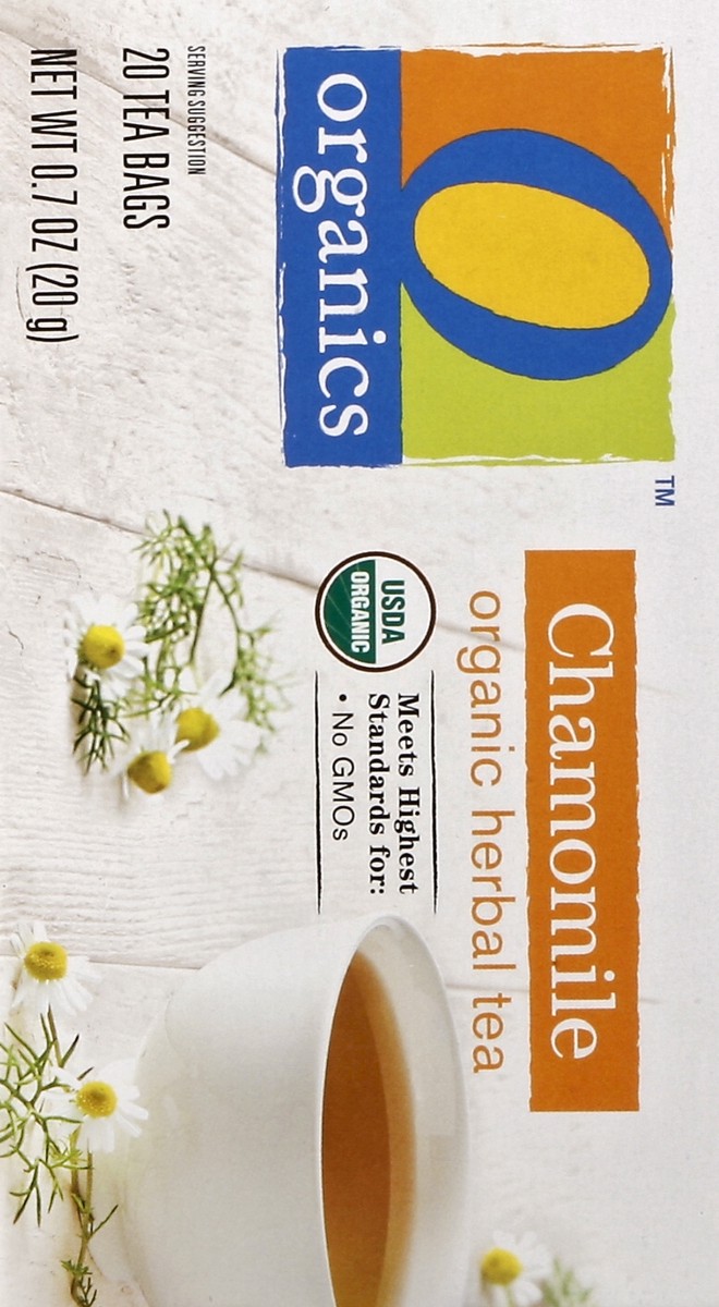 slide 2 of 5, O Organics Chamomile Herbal Tea Bags, 