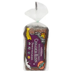 Food for Life Flourless Sprouted Grain Cinnamon Raisin Bread 24 oz