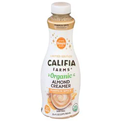 Califia Organic Pumpkin Spice Almond Milk Creamer