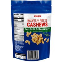 slide 3 of 5, Meijer Sea Salt and Rosemary Cashews, 8.25 oz