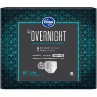 Kroger Overnight Underwear for Women & Men S-M